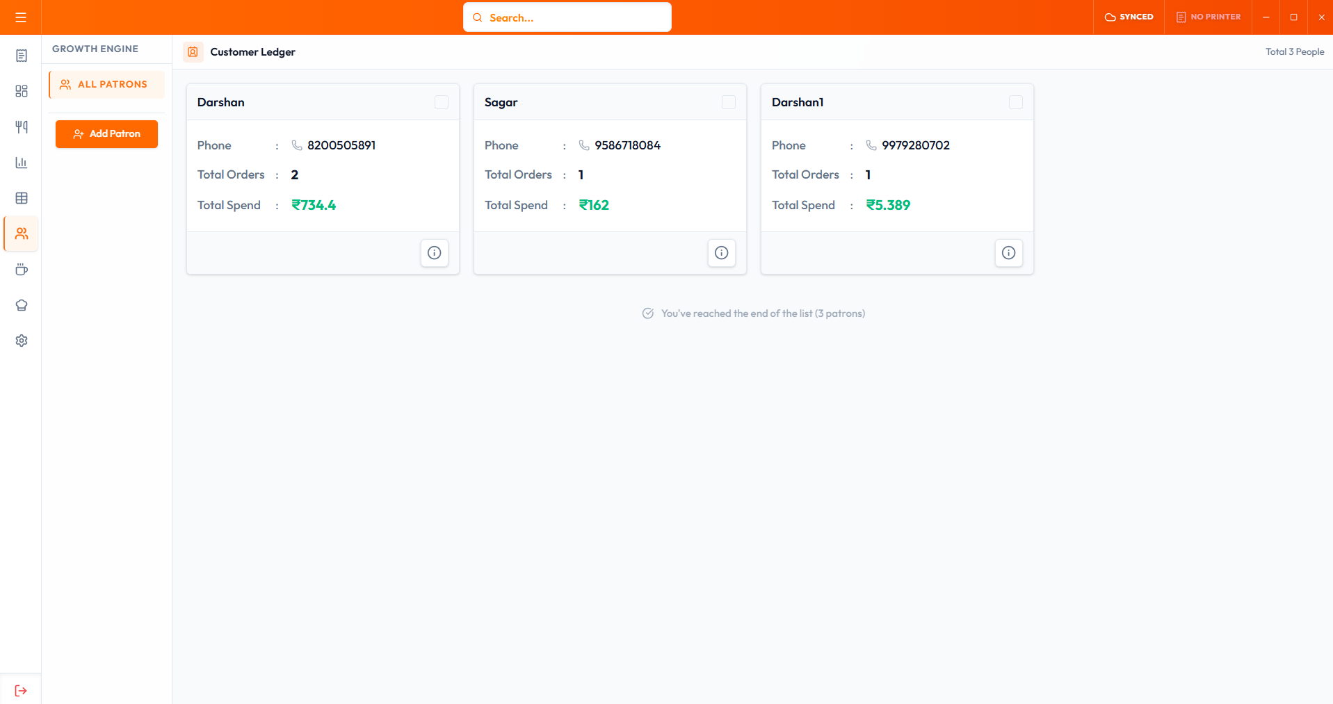 FoodWalaPOS Kitchen & Operational Intelligence Dashboard Screenshot